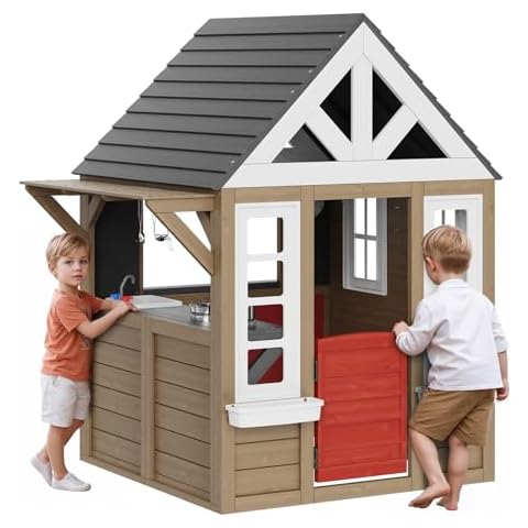 VEVOR Outdoor Cedar Playhouse for Kids Cover