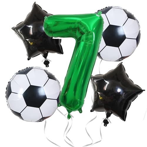 Image of Number Balloons Green Party Balloon - Giant Number 7 Balloon, 40 Inch Large Balloon for St. Patrick's Day Games Theme Birthday Decoration, Girls Boys Party Supplies