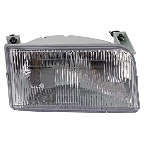 Trq Hla95284 (2 Piece) Oe Factory Style Replacement Headlights Assembly Set Driver And Passenger Side Compatible With 1992-1996 Ford Bronco F-150 1992-1997 F-250 F-350 F-450 #TOP5