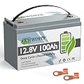 12V 100Ah LiFePO4 Lithium Battery - BCI Group 31 Compliant, 10000 Cycles, Built-in 100A BMS, Low Temperature Protection - Ideal for RV, Golf Cart, and Home Energy Storage Support Series and Parallel
