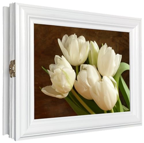 Cer-Plast Armadietto Portachiavi In ​​Legno Con Pannello Portachiavi Organizer Per Chiavi Da Parete Stile Vintage