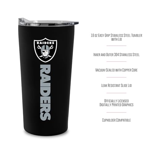 Image of Rico Industries NFL Football Soft Touch, Easy Grip Tumbler