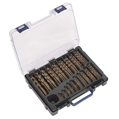 Forets HSS Cobalt Sealey DBS170CB | Assortiment de 170 pièces de 1 à 10 mm