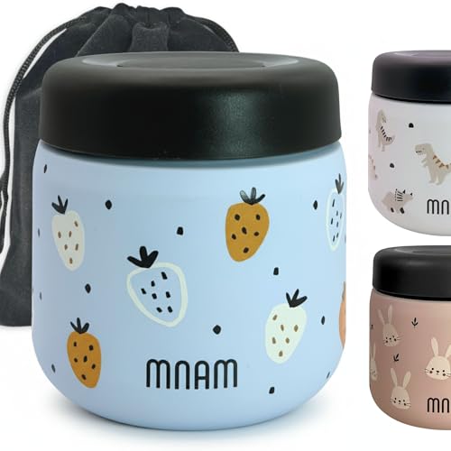 mnam Thermobehälter für Essen Kinder 400 ml - Baby To Go - Thermobox für Essen Kinder -...
