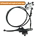 HOLATO 50 Inch Upgraded Hydraulic Brake Master Cylinder Caliper System with Brake Pads for 97cc 2.8HP Baja DoodleBug Dirt Bug DB30 Blitz Mini Bike Mini Moto On Left 7/8