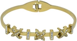 Gold Plated Bracelet With Different Design For Girl - Gold