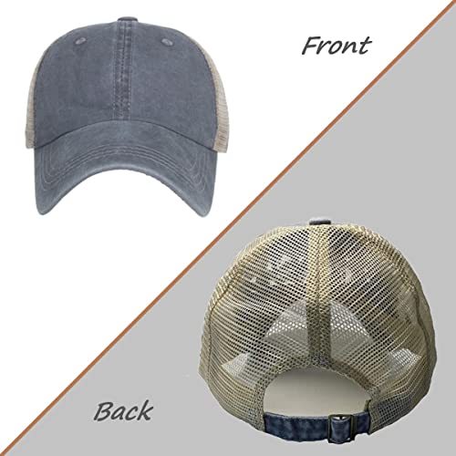Image of Baseball Cap for Men Women, Men's Athletic Baseball Fitted Cap Classic Adjustable Plain Hat Quick Dry Trucker Hats