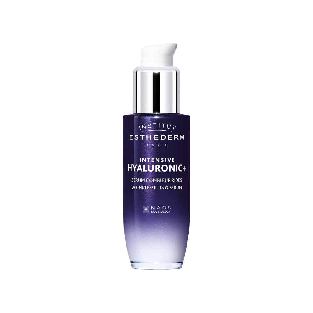 Institut Esthederm Intensive Hyaluronic Acid Serum, Hydrating Face Serum to Plump Skin and Reduce Fine Lines 30ml
