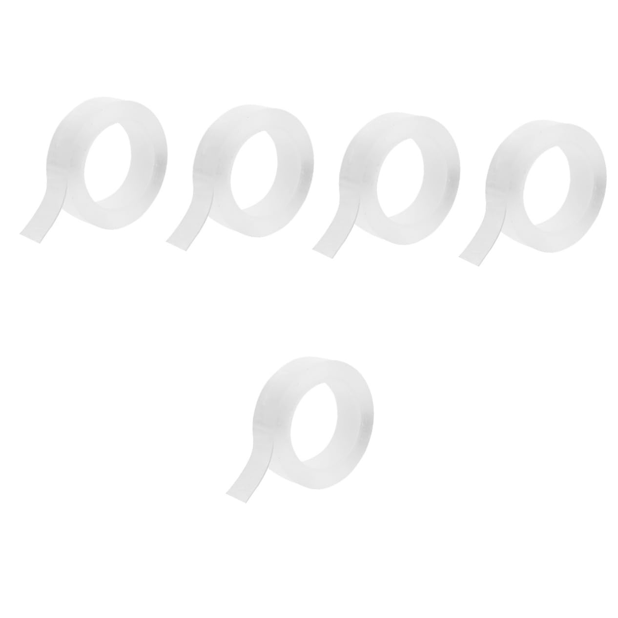 Operitacx 5 Rollen Doppelseitiges Nano Klebeband Transparent Stark Haftend Spurlos Abnehmbar für Dekorationen Fotos und Mehr Hochwertiges Wasserdichtes Klebeband für Vielseitige Anwendungen