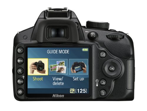Nikon D3200 Appareil photo numérique Reflex 24.7 Kit + Objectif AF-S DX Nikkor VR 18-55 mm + Objectif 55-200 mm Noir - Image 5
