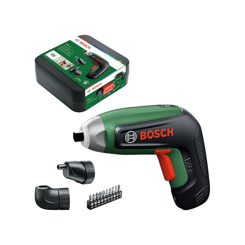 Bosch IXO8 Akku-Schrauber (Bitsatz, Exzenter-Vorsatz, Winkelvorsatz, Aufbewahrungsbox) 1