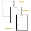 2026 Planner - Weekly and Monthly Planner from Jan 2026 - Dec 2026, Spiral Planning 2026 with 12-Month Tabs, Inner Pocket, 6.25 x 8.5, Black