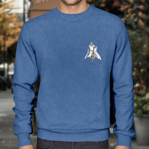 Sudadera para hombre de cuello redondo que soluciona el exceso de calor 2