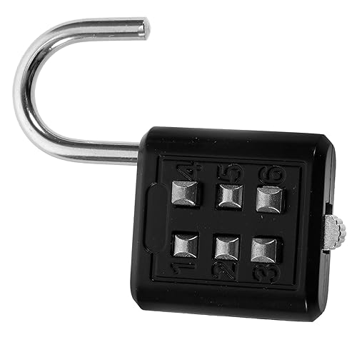 PACKOVE Combinación de Dígitos Cerradura de Zinc Resistente Exteriores Gimnasios Almacenes Alta Seguridad Resistencia Corrosión Color Aleatorio