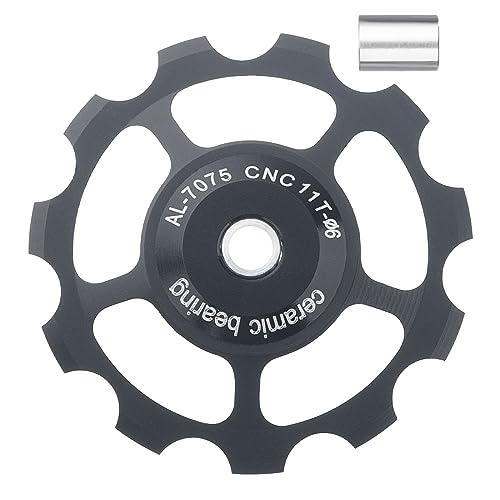 JockeyWheel, Roue de poulie de dérailleur en céramique, poulie de dérailleur arrière 11T 13T, Roue de poulie de roulement en céramique de vélo, Rouleau de Guidage de vélo, (13T JockeyWheel, Roue de poulie de dérailleur en céramique, poulie de dérailleur arrière 11T 13T, Roue de poulie de roulement en céramique de vélo, Rouleau de Guidage de vélo, (13T