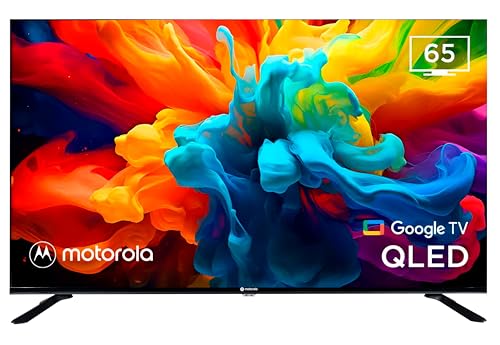 Catálogo de pantalla de 65 que puedes comprar esta semana. 41 Motorola Television TV 65' Pulgadas QLED | Vive en 4K resolución Ultra HD | Compatible con Smart TV de Google, Android TV, Netflix, Youtube y Google Play | con HDMI y USB |...