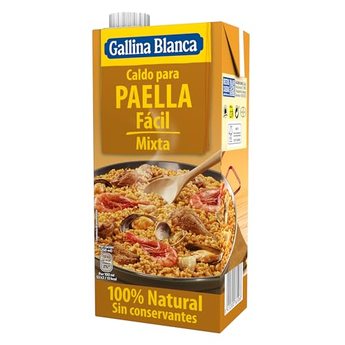 Gallina Blanca Caldo para Paella Mixta, 1L