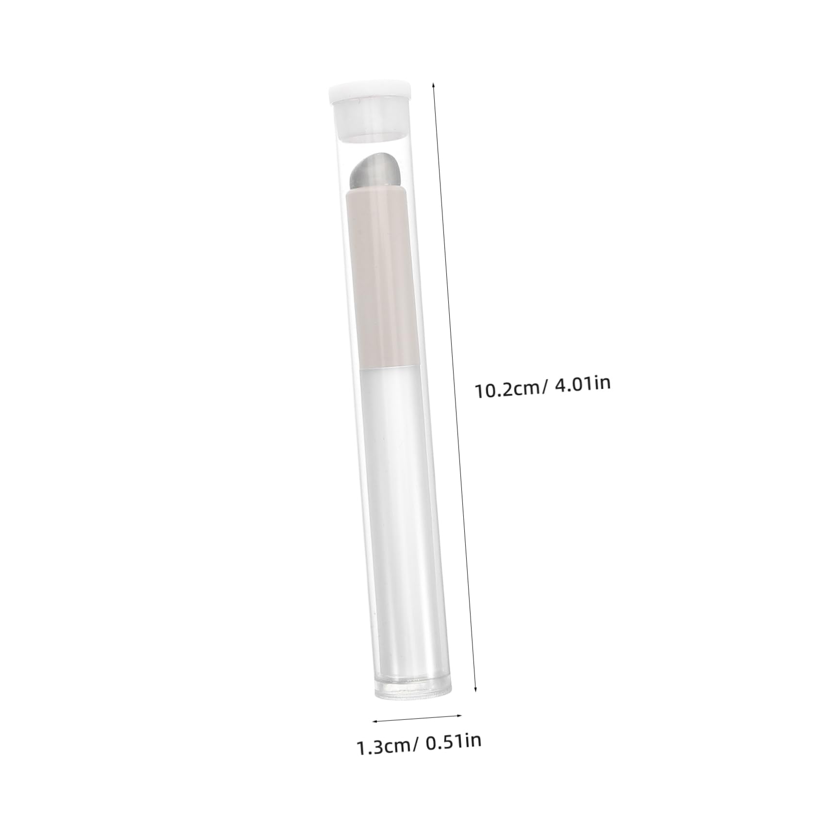 FRCOLOR Lipstick Applicator Brush Round Head Silicone Makeup Blender Exfoliating Lip Brush Travel-friendly