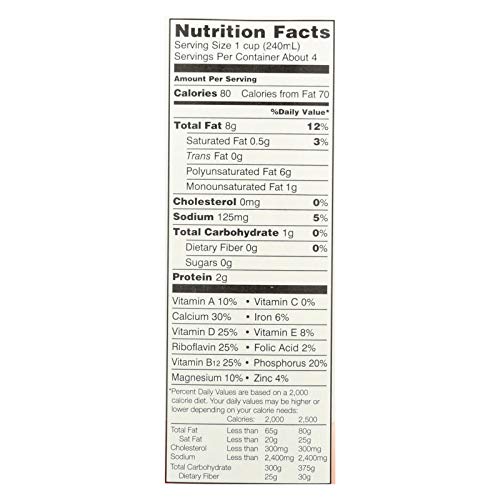 Living Harvest Tempt Hemp Milk, Unsweetened Original, 32-Ounce Containers (1 Carton)