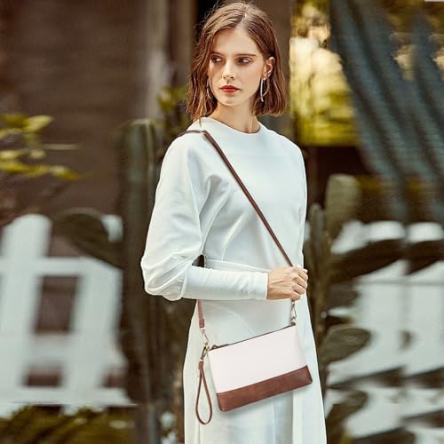 GAEKEAO Wristlet Clutch Wallet Purses for Women Cell Phone Bag Vegan Leather Crossbody Bags Large Capacity with Card Slots2