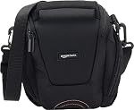 AmazonBasics Fixed Zoom Or Compact System Camera Case Bag - 7 x 3.5 x 6 Inches, Black.