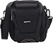 AmazonBasics Fixed Zoom Or Compact System Camera Case Bag - 7 x 3.5 x 6 Inches, Black And Grey