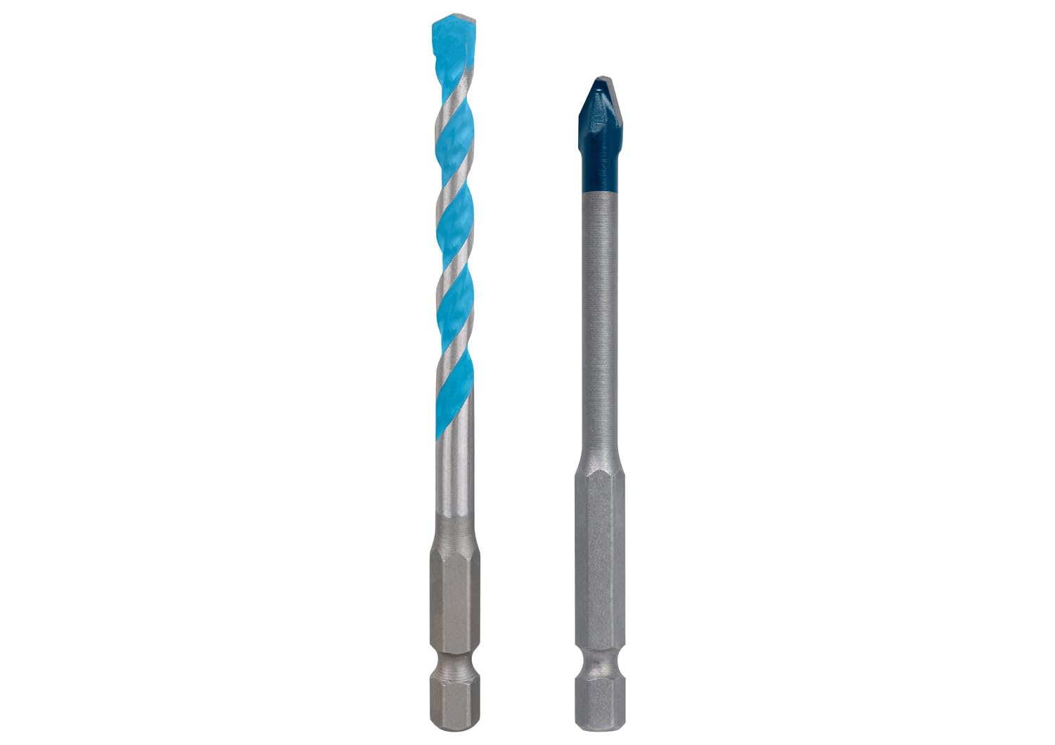 Bosch 2x EXPERT HEX-9 Hard Ceramic and Multi Construction Drill Bit Set (for Hard tiles, Soft tiles, Ø 6,0, 6,0 mm, Professional Accessory Impact Drill/Driver, Rotary Drill/Drivers)