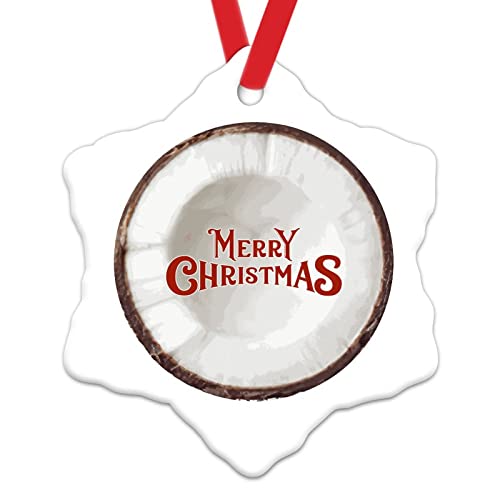 Adornos de decoración de árbol de frutas tropicales hawaianas, árbol de Navidad en Hawái, frutas tropicales, decoraciones de Navidad, regalo divertido de frutas, adorno de cerámica, recuerdo de