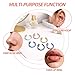 Amzlysdok 12PCS Fake Nose Ring, Multiple Colors Fashion Clip On Nose Ring Hoop,No Piercing Needed Nose Cuff,Faux Piercing for Women, Men(8mm)