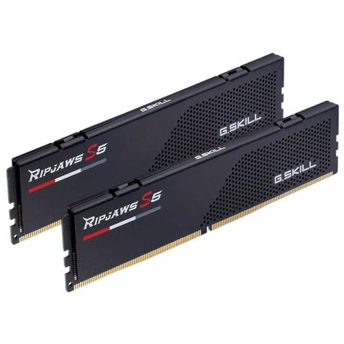 Image of G.Skill Ripjaws S5 Intel XMP 32GB (2 * 16GB) DDR5 5600 MHz CL36-36-36-89 1.20V Desktop Memory RAM - F5-5600J3636C16GX2-RS5K