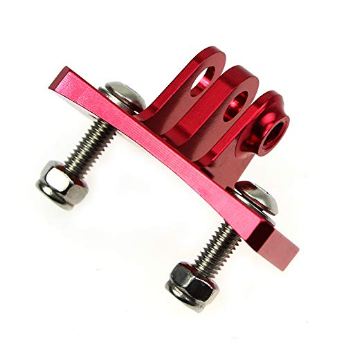 Naithaier Aluminum Alloy Skydive Helmet Mount Adapter for GoP- ro Hero6/5/4/3+/xia- oyi/S- J Camera red
