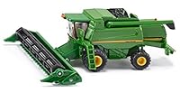 siku 1876, John Deere T670i Mähdrescher, 1:87, Metall/Kunststoff, Grün, Bewegliches und abnehmbares Schneidwerk
