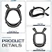 Joyfolk 2 Pcs Rubber Ring for Full Facepieces Compatible with 6000 Series Respiratory Protection, Compatible with 6800/37004 Respiratory Protect Cover Replacement Part