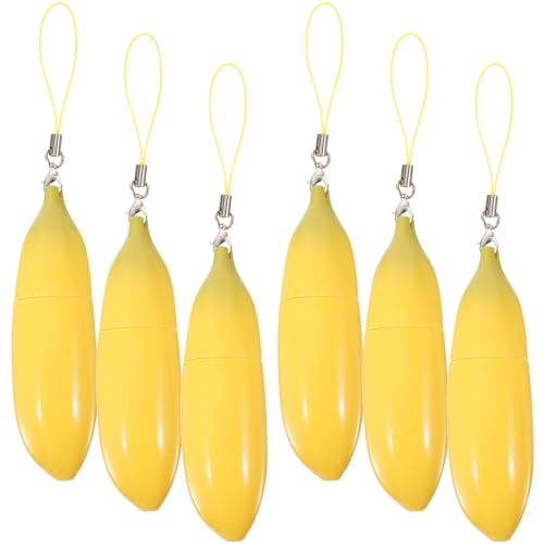 BAZEITFLOW ���b�v�O���X�`���[�u �󃊃b�v�N���[���e�� �o�i�i�^�f�U�C�� �g�їp �l�ߑւ��{�g�� ���q���� 6�Z�b�g