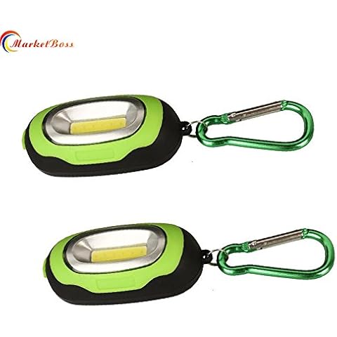 MarketBoss 2pcs Portable Magnetic Torch COB Lamp LED Light Bar Flashlight Cover