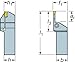 Sandvik Coromant RF151.23-12-40 Steel T-Max Q-Cut Shank Tool for Parting and Grooving Holder, 0.866" Maximum Depth of Cut
