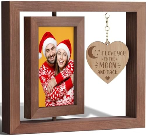 Tiblue Christmas Gifts for Him Her Couple Picture Frames Display ...
