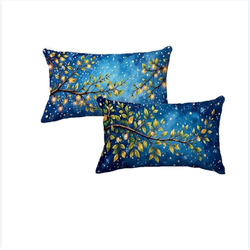 Housse coussin 50x70cm impermeable velours anti tache fermeture eclair - 2