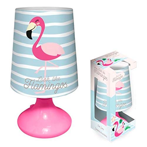 KIDS LICENSING Lampe de Bureau LED de Flamencos Maison Mixte Enfant, Multicolore
