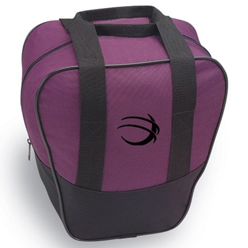 Bowlers Superior Inventory BSI Nova Single Ball Bowling Bag- Purple/Black