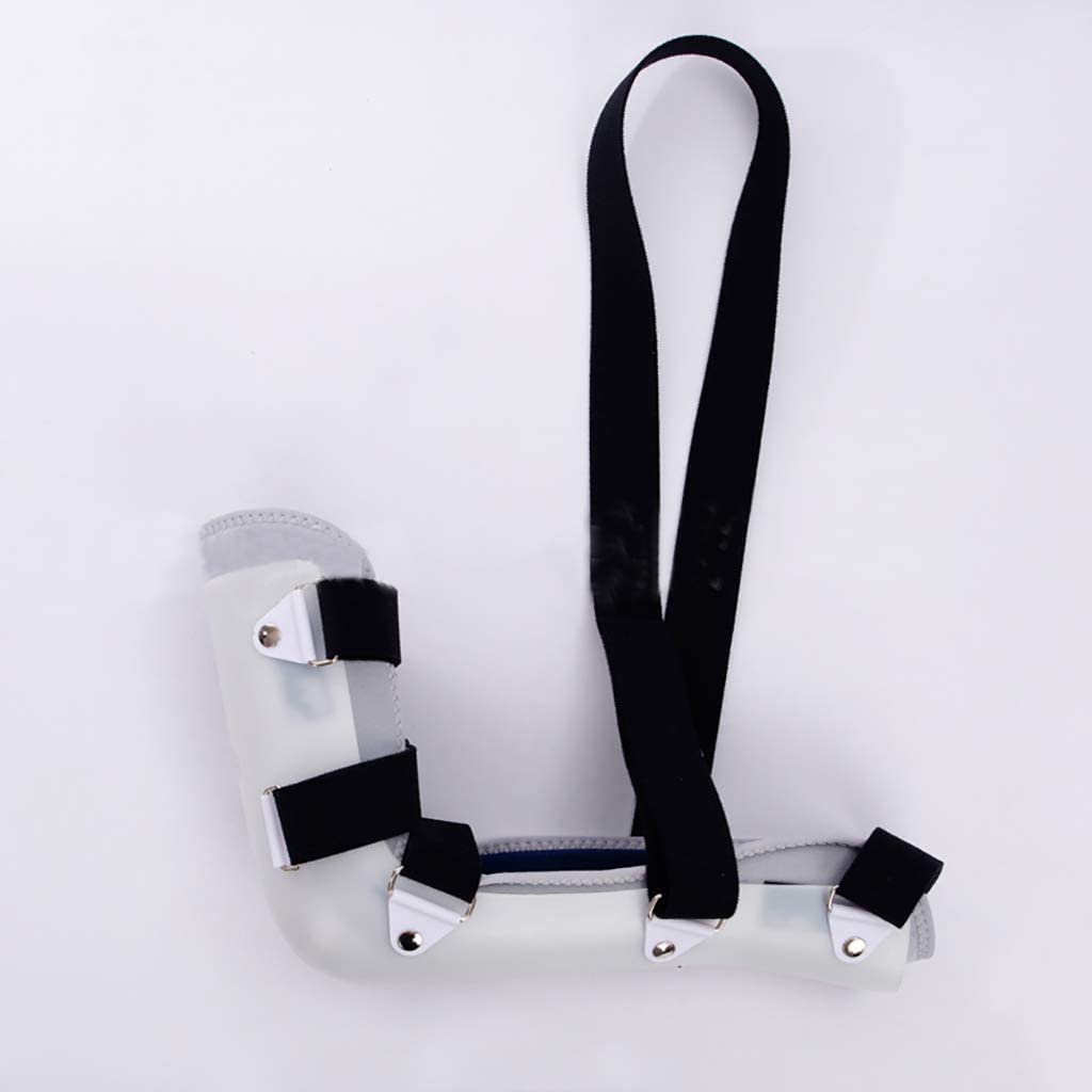Tutore per Gomito con Cinturino, Stabilizzatore per Gomito Post-operatorio Ortesi per Braccio Stecca Supporto per Recupero da Lesioni