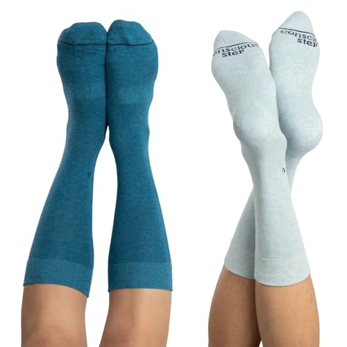 Image of Conscious Step Women's Fair Trade Organic Cotton Crew Socks | 3 Pack | Every Pair Helps Support our Humanitarian Partners