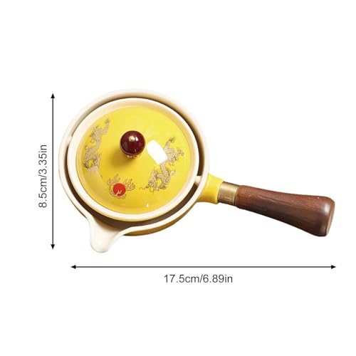 Théière en céramique de 160ml pour infuser sans amertume ni brûlure