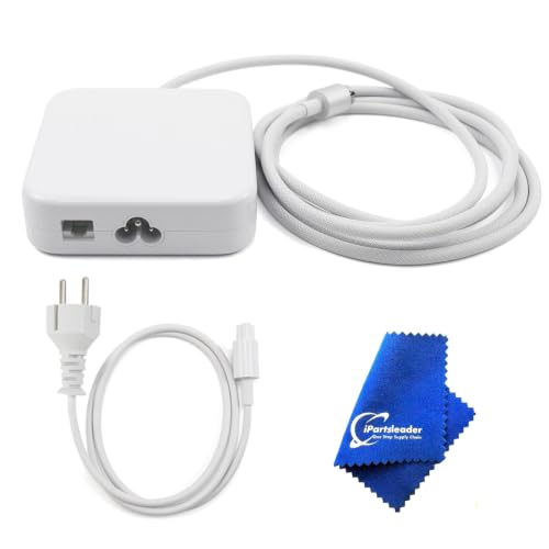 143W Netzteil mit Ethernet A2290 für 24" iMac M1/M3/M4 A2280 A2439 A2438 A2873 A2874 A3137 A3247 EU-Netzkabel 923-05141 661-18536 661-46765 (Silber mit Ethernet)