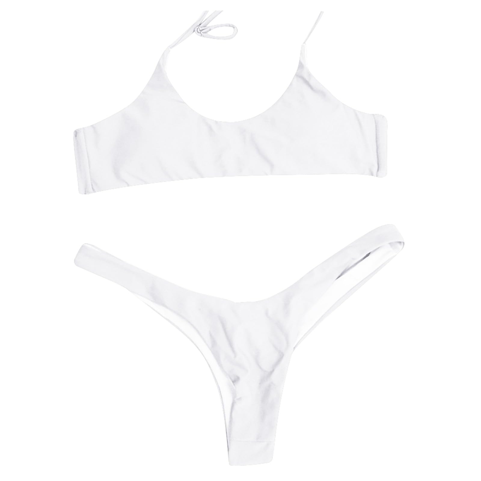 Zestawy Bikini Dla Kobiet Push-Up Biustonosz Usztywniany Bandaż Zestaw Bikini Strój Kąpielowy Stroje Kąpielowe, Szary, S