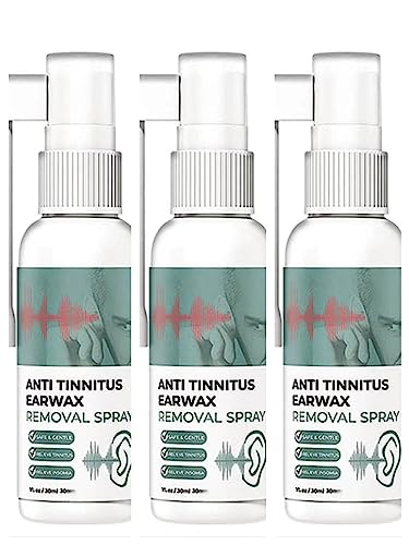 EXQST Spray Anti-acufene, Spray per la rimozione del cerume, Spray per dissolvere Il cerume, detergente Naturale per ammorbidire la coclea e Il cerume, alleviare l'acufene e sbloccare Le Orecchie.