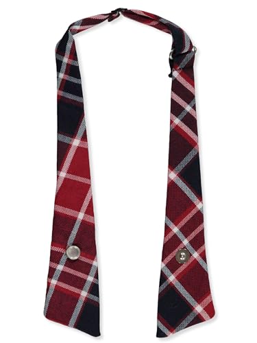 Cookie's Criss Cross Tie - red/navy/white *plaid #570*, one size2