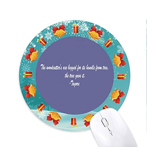 des peines qoutes arbres guérison woodcutten hache tapis de souris souris ronds cadeaux de noël
