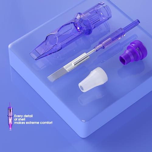Image of Mast Pro 1207RL Cartridge Tattoo Needles Disposable 20Pcs of One Box Standard #12 Size 7 Round Liner