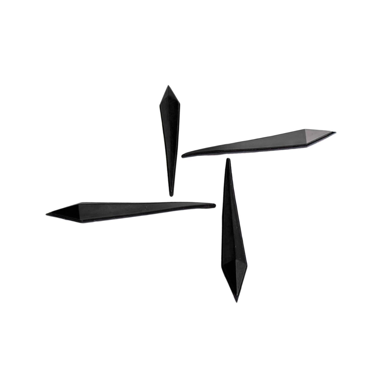 Colaxi 4 Pieces Snowboard Stomp Pads Snowboard Traction Stomp Pad Replacement Snowboard Grip Pad for Snowboarding Outdoor Activities, Black